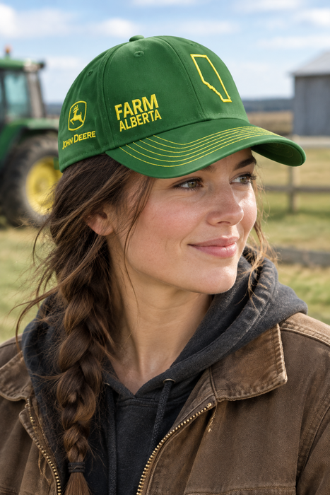 John Deere Green Farm Alberta Cap