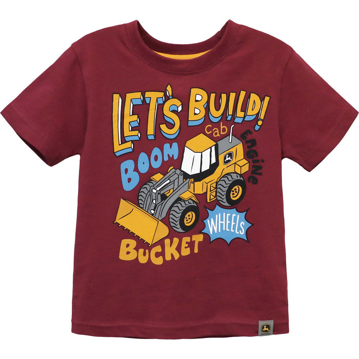 John Deere Boy Toddler Let's Build Tee