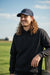 John Deere Men's Black Embossed Classic Logo Hoodie