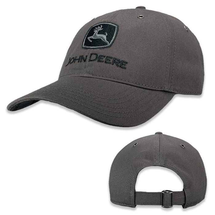 John Deere Blackout Cotton Twill TM Cap