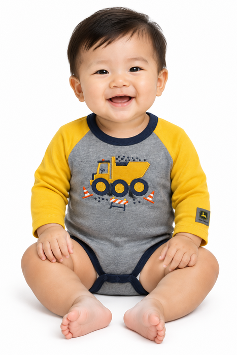 John Deere Infant Boys Dump Truck Bodyshirt
