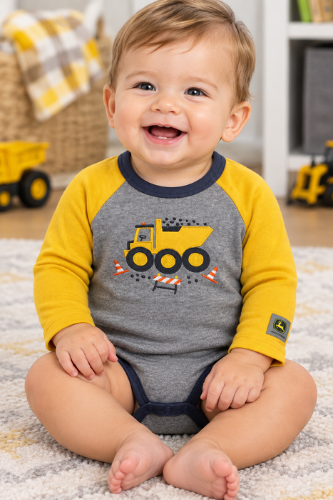 John Deere Infant Boys Dump Truck Bodyshirt