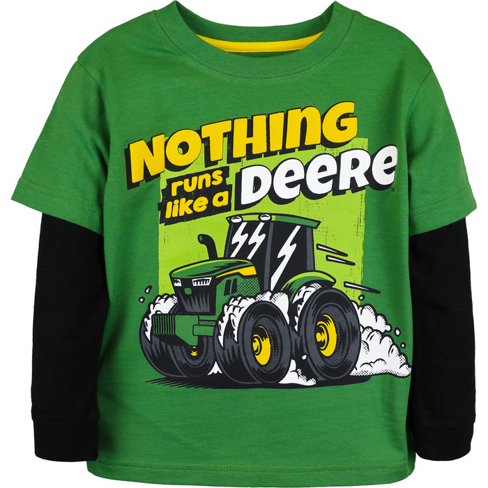 John Deere Boy Toddler Nothing Runs Like a Deere Long Sleeve