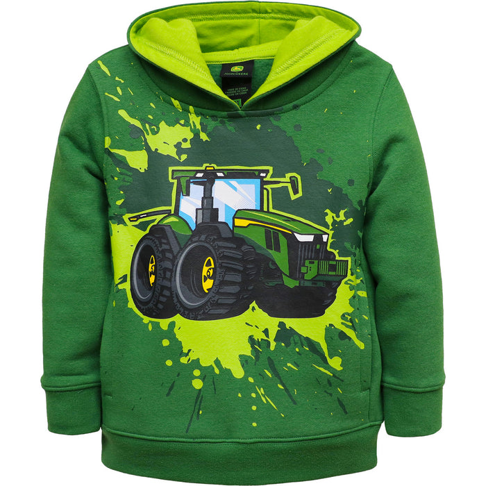 John Deere Boy Toddler Tractor Splash Fleece Hoodie