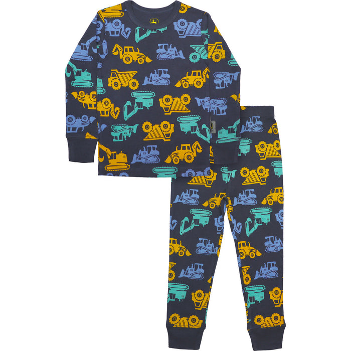 John Deere Boy Toddler PJ Set Construction