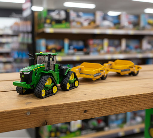 John Deere 1:64 9RX 590 with 1812DC Scraper