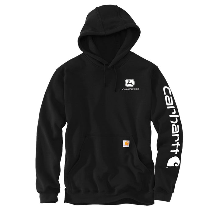 John Deere Carhartt Black Trademark Hoodie