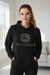 John Deere Ladies Black & Silver Glitter Hoodie
