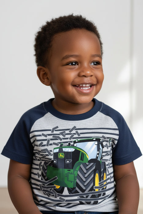 John Deere Toddler Boys Wall Tractor Tee