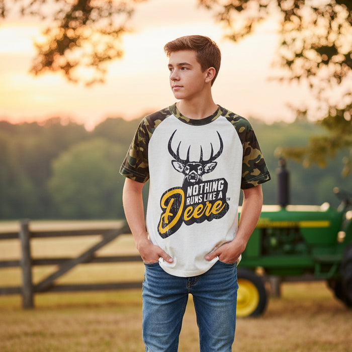John Deere Youth Boys Nothing Runs Tee