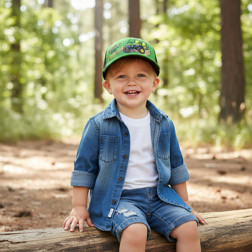 John Deere Toddler Boys Green Gator Cap