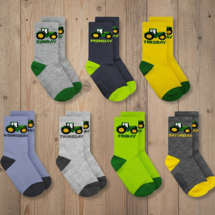 John Deere Boys Multi Crew Socks
