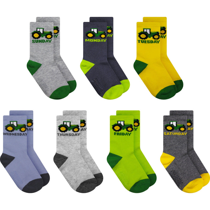 John Deere Boy Toddler Multi Crew Socks