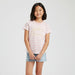 John Deere Youth Girls Striped Tee