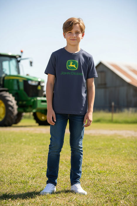 John Deere Youth Boys Logo Tee