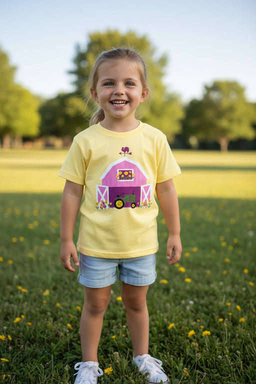 John Deere Toddler Girls Barn & Tractor Tee