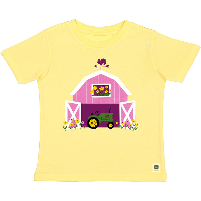 John Deere Girl Toddler Barn & Tractor Tee