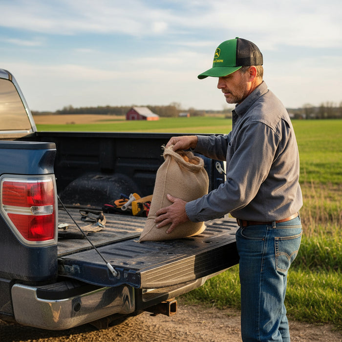 John Deere Mens Green Trademark Embroidered Hat