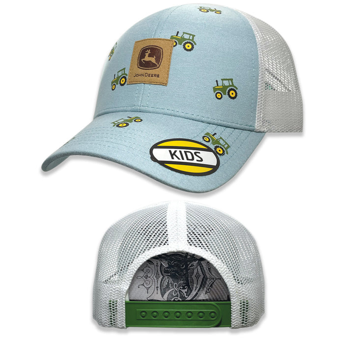 John Deere Boy Youth Tractor Chambray Hat