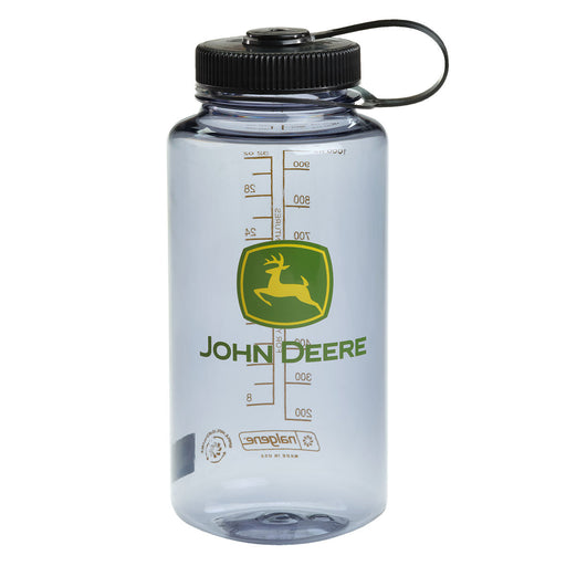 John Deere branded 32 ounce Nalgene water bottle with black cap