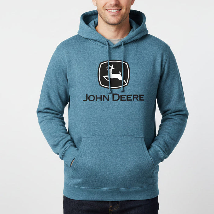John Deere Men's Blue Trademark Hoodie