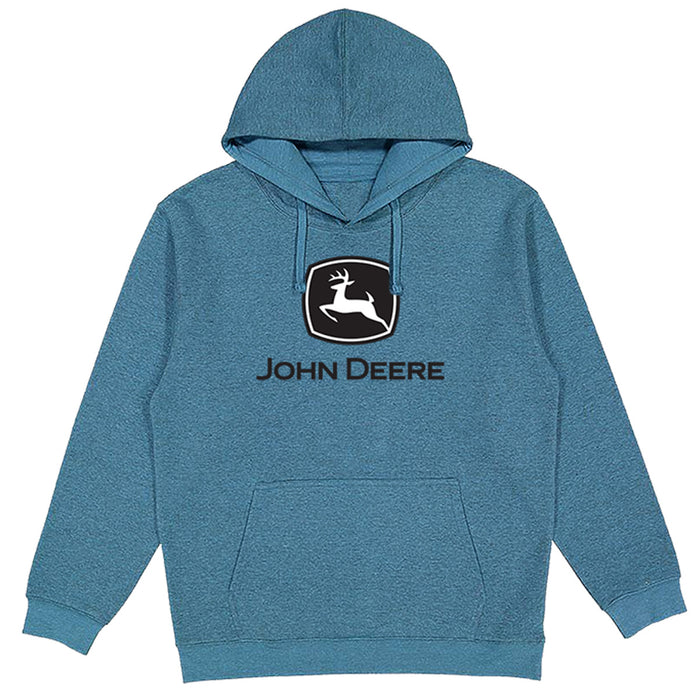 John Deere Mens Blue Trademark Hoodie