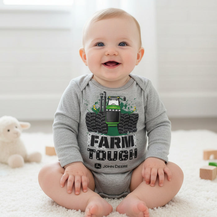 John Deere Infant Boys Farm Tough Bodysuit