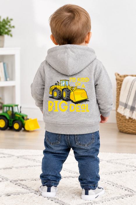 John Deere Infant Boys Big Deal Zip Hoodie