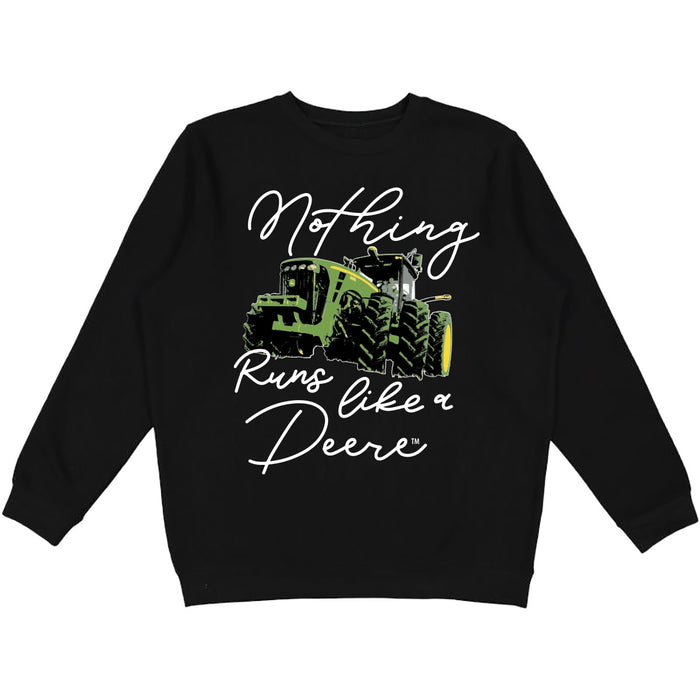 John Deere Ladies Nothing Runs Like a Deere Crew Fleece