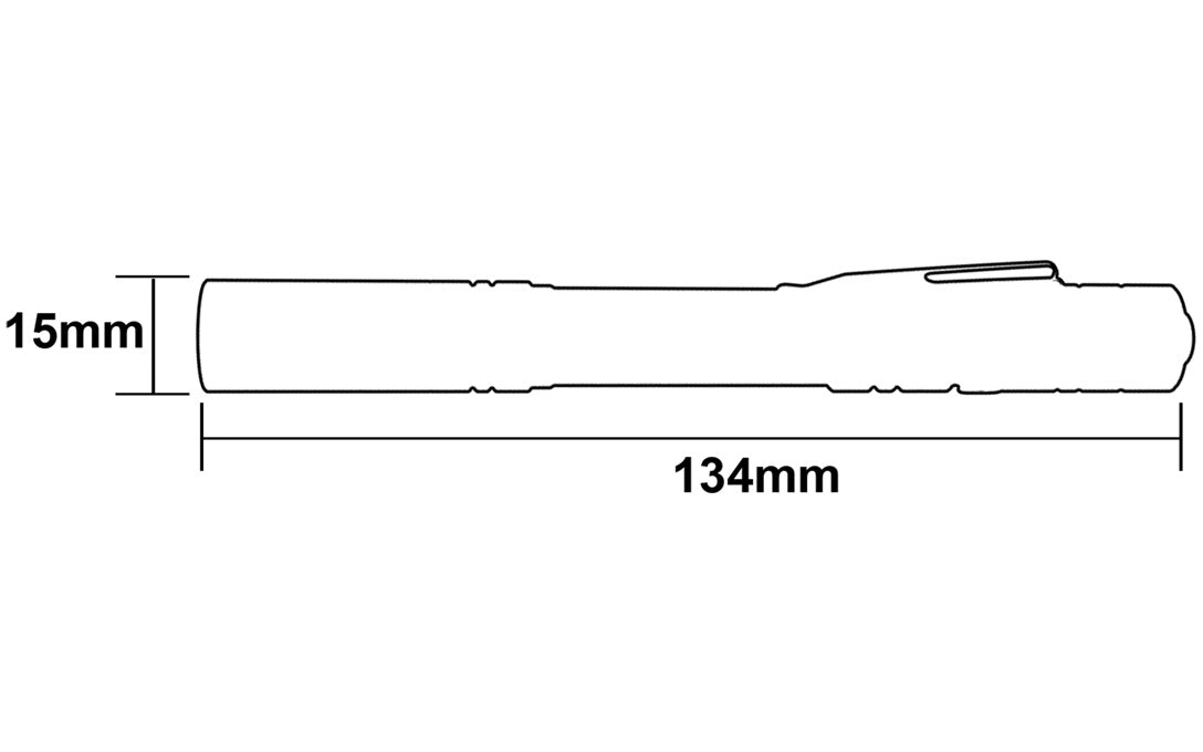 Night Rider NightFire Pen Light  NFPL100 Flashlight