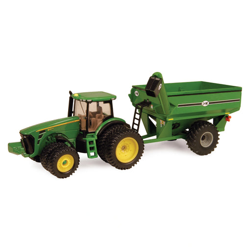 John Deere 1:64 8320R Tractor with Grain Cart