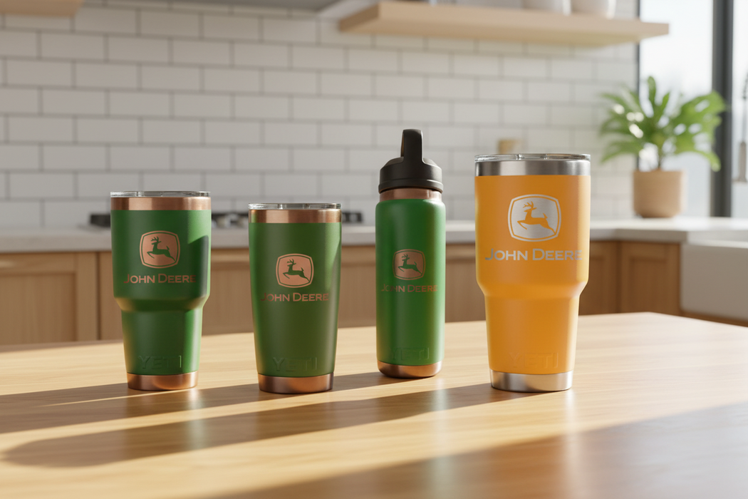John Deere x YETI Rambler® 26 oz Bottle with Chug Cap