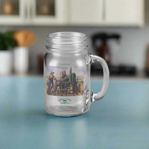 John Deere Lunchtime Drinking Jar