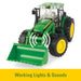 sounds and lights on the John Deere 1:16 Big Farm 6210R Tractor with Spreader