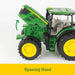 hood opens on the John Deere 1:16 Big Farm 6210R Tractor with Spreader
