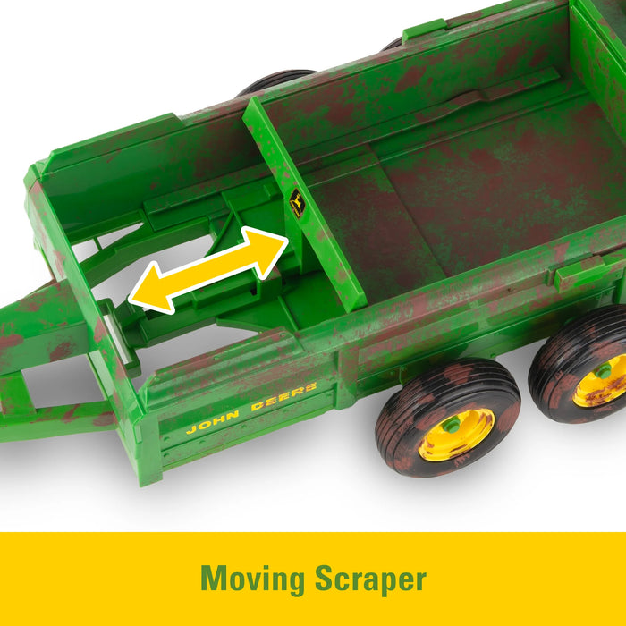 spreader details John Deere 1:16 Big Farm 6210R Tractor with Spreader