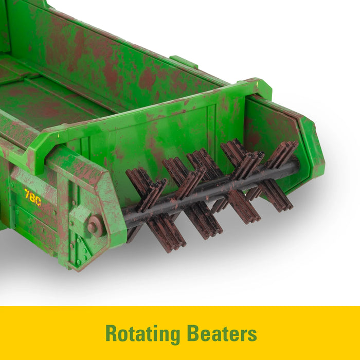 spreader details John Deere 1:16 Big Farm 6210R Tractor with Spreader