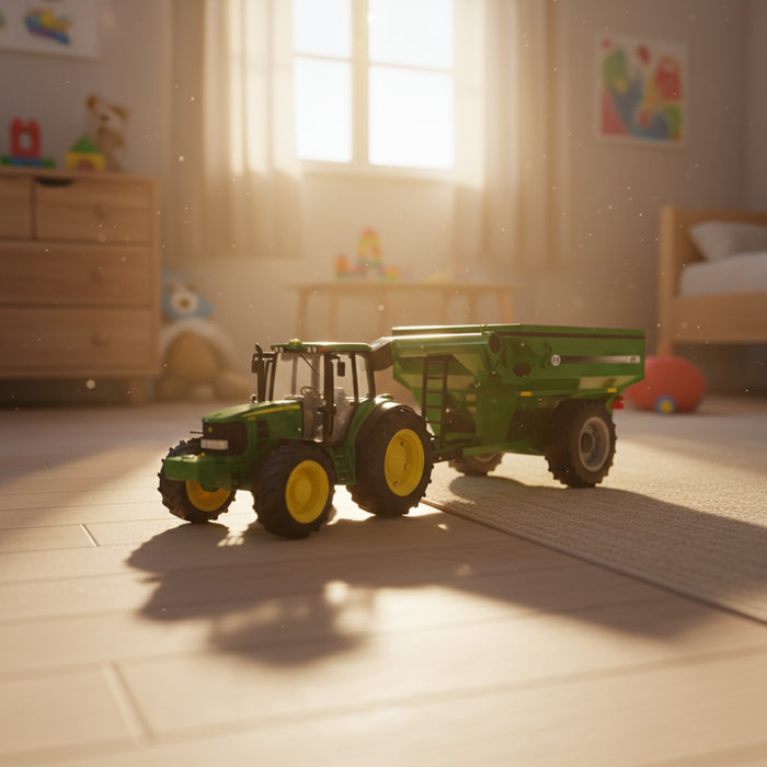 John Deere 1:16 Big Farm 7430 Tractor with Grain Cart