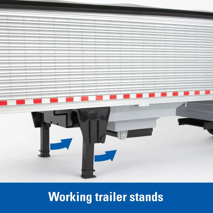 trailer stands on the John Deere 1:16 Big Farm Semi with Grain Trailer