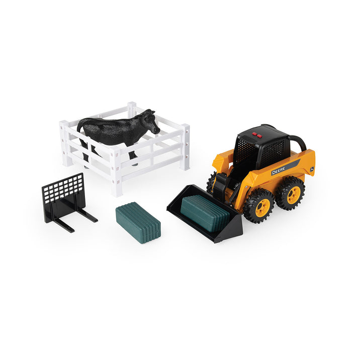 John Deere 1:16 Big Farm Skid Steer Set
