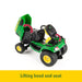 hood on the John Deere 1:16 Big Farm X758 Lawn Tractor