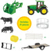 John Deere 1:32 21 Piece Haying Set