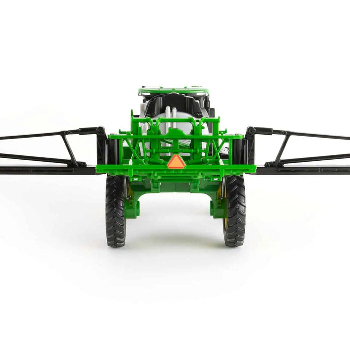 view of the back of the John Deere 1:32 412R Sprayer