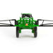view of the back of the John Deere 1:32 412R Sprayer