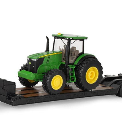 John Deere 1:32 7290R Tractor with Peterbilt Semi