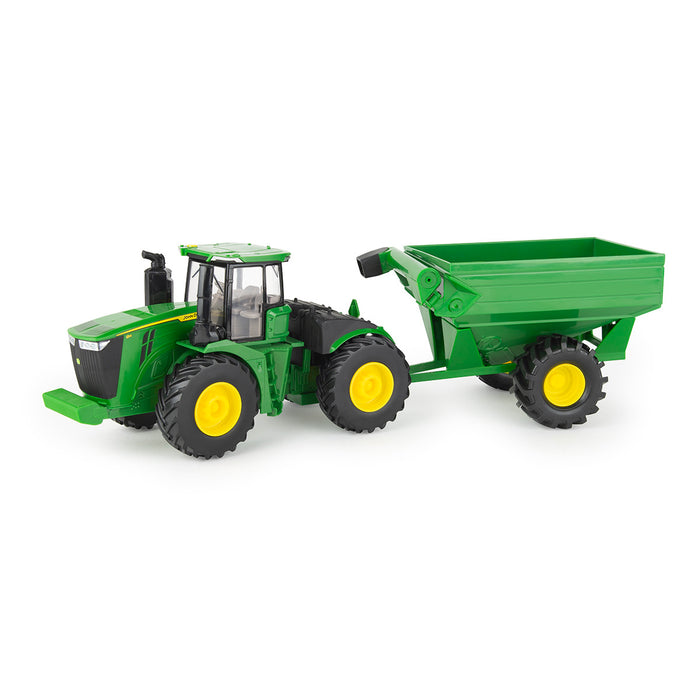 John Deere 1:32 9R Tractor with Grain Cart