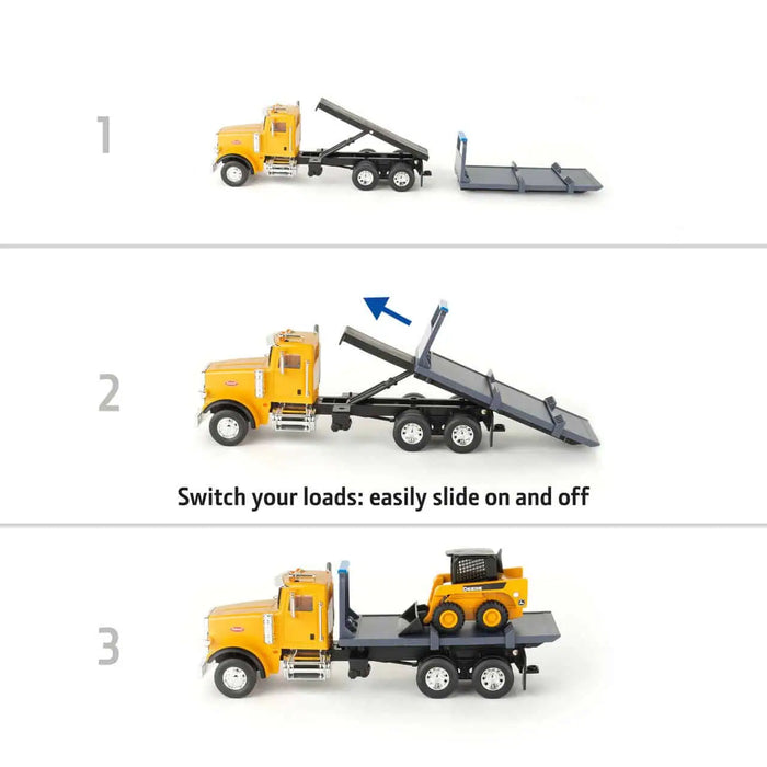 functionality of the John Deere 1:32 Construction Switch n' Load