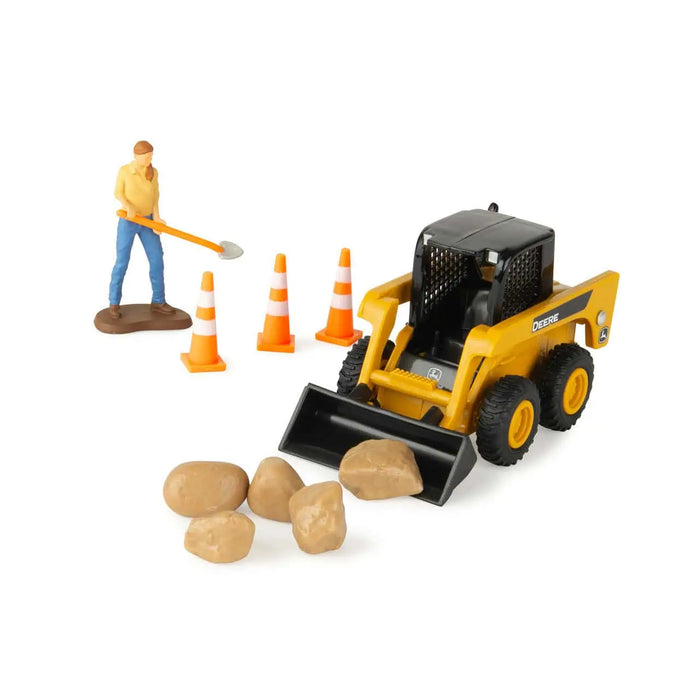 skid steer and figure in the John Deere 1:32 Construction Switch n' Load set