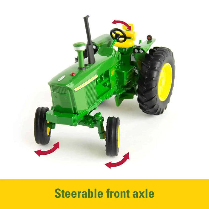 steerable front axle on the John Deere 1:32 Die Cast Farm Set