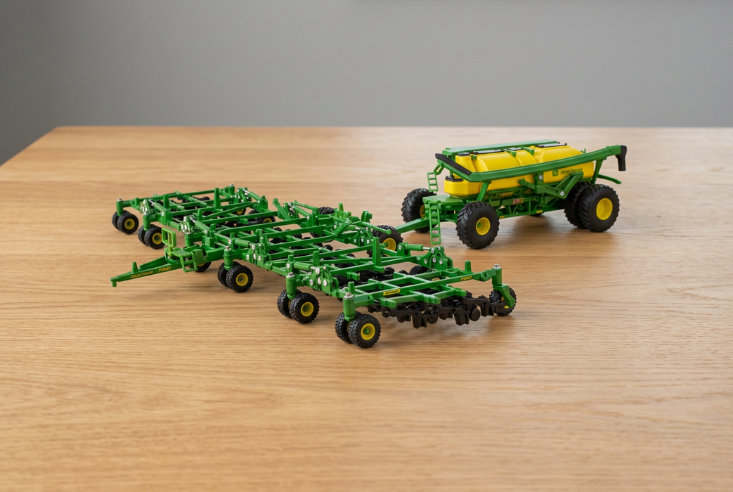 John Deere 1:64 P680 Air Seeder & Cart Set
